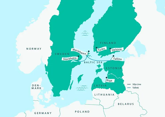 Tallink Ferry -tallinn 2 Nights Return Cruise To Stockholm * Tallinn